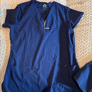 GT Performance Navy Short Sleeve Women's Top